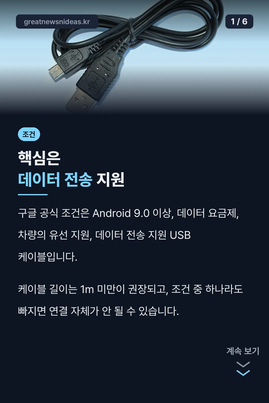 데이터 전송 지원이 핵심
