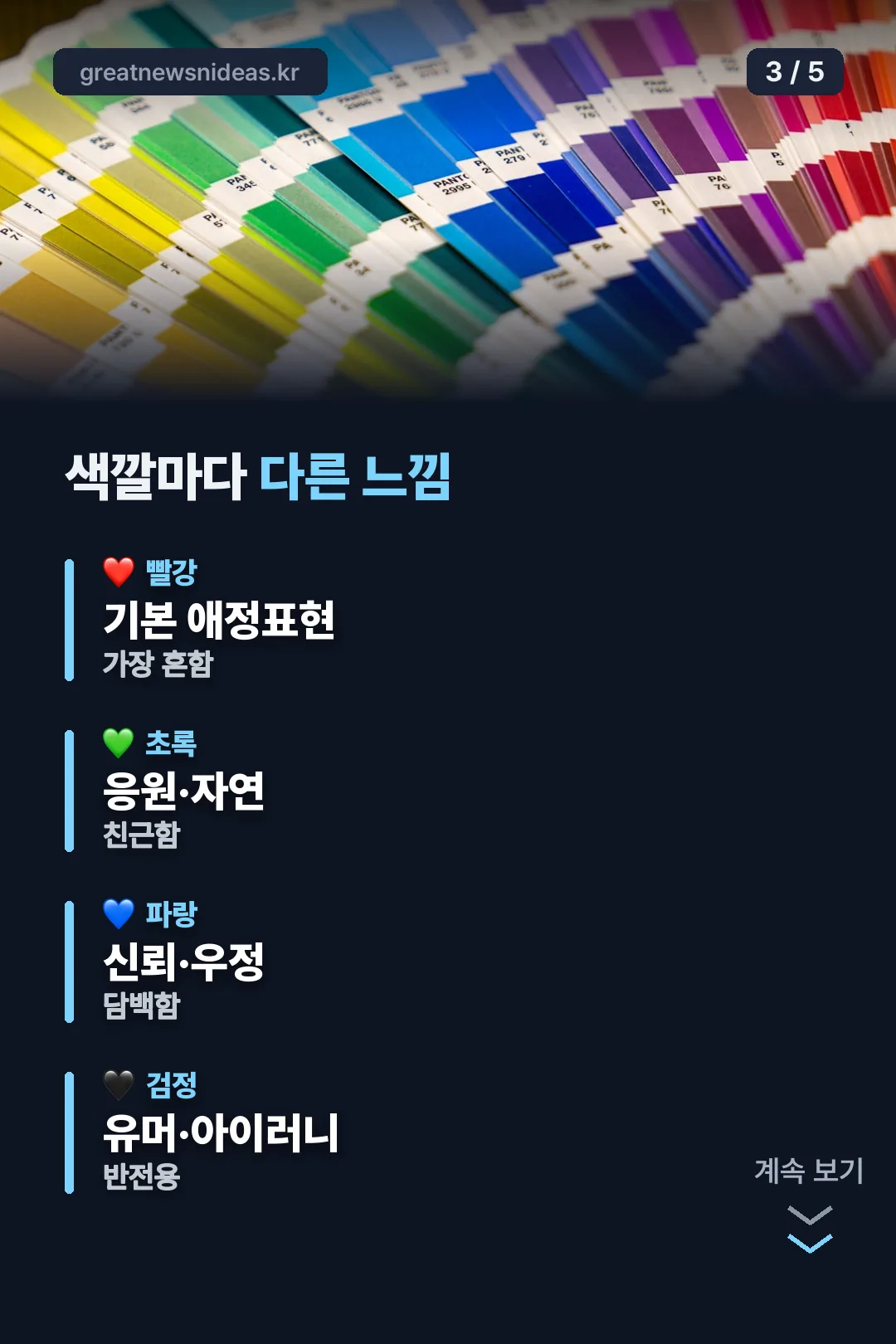 텍스트 대치 설정 네 단계